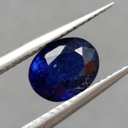 2.69Ct Натуральный синий сапфир 8.7*6.8мм (овал) 