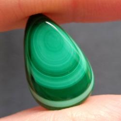 10.2Ct Малахіт натуральний груша кабошон 19.5*12.4мм 10.2Ct Малахіт натуральний груша кабошон 19.5*12.4мм