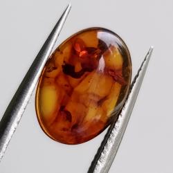 2.37Ct Натуральный Балтийский Янтарь овал кабошон14*10мм