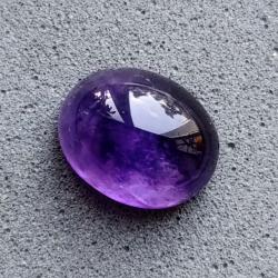 3.3Ct Натуральний аметист 10.6*8.5мм овал кабошон 