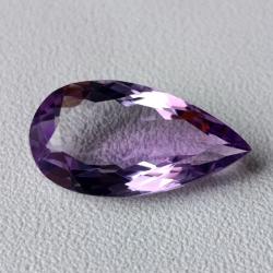8.14Ct Натуральный полихромный Аметист 20*11мм груша 8.14Ct Натуральный полихромный Аметист 20*11мм груша