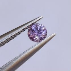 0.14Ct Не грітий рожево-фіолетова поліхромний сапфір 3мм (круг) 