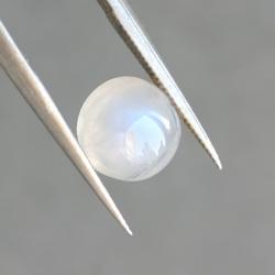 1.45Ct Натуральний місячний камінь (Адуляр) 6.5мм круг кабошон