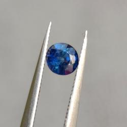 0.23Ct Натуральний синій сапфір 3.5мм (круг) 