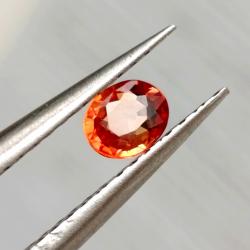 0.27Ct Натуральний Падпараджа сапфір 4.2*3.4мм (овал) 