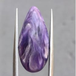 6.5Ct Натуральний Чароїт 20.3*9.5мм