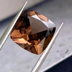 8.5Ct Натуральный раухтопаз 13мм подушка (кушон) 