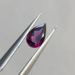 0.28Ct Натуральный малиновый Малави Гранат 5*3мм груша