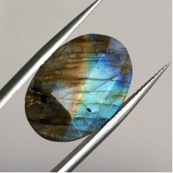 11.7Ct Рідкісний натуральний лабрадорит Спектроліт 20*14мм овал 