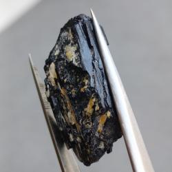 19.6CT Натуральний необроблений чорний турмалін Шерл 28*15мм 