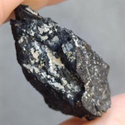 54CT Необработанный черный Турмалин шерл 36*15мм (без огранки) 