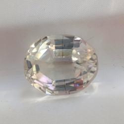 3.2Ct Натуральний жовтий Кунцит Хамелеон овал 9*7.4мм Відео