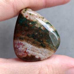 47Ct Натуральна океанічна Яшма з Мадагаскару 33.5*28мм