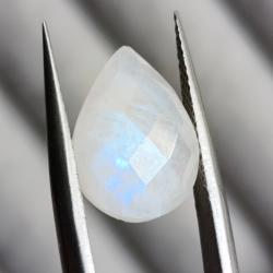 4.9Ct Натуральный Лунный камень (Адуляр) 13.8*10мм груша с чеканкой