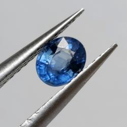 0.6Ct Натуральный синий Royal Blue Цейлонский сапфир 5.1*4.1мм овал 0.6Ct Натуральный синий Royal Blue Цейлонский сапфир 5.1*4.1мм овал