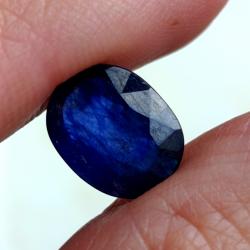 5.14Ct Крупный Натуральный сапфир 12*10мм (Таиланд) 5.14Ct Крупный Натуральный сапфир 12*10мм (Таиланд)