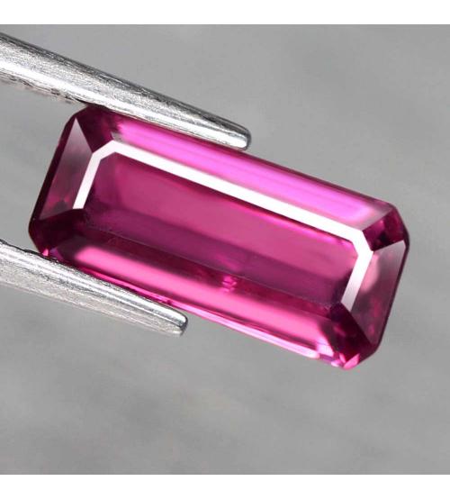 1.35Ct Розовый турмалин (Рубеллит) 9.7*4.4мм октагон - Высокое качество. Доставка по Украине.