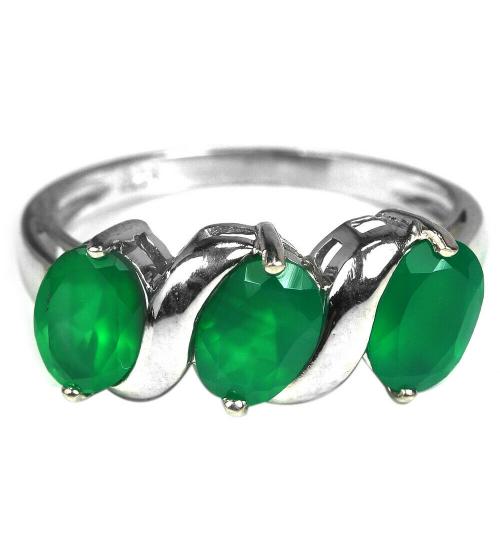 кольцо с зеленым авантюрином купить