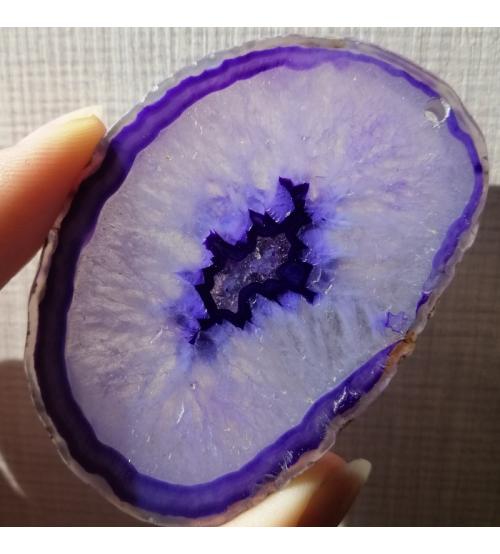 фиолетовый слайс агата