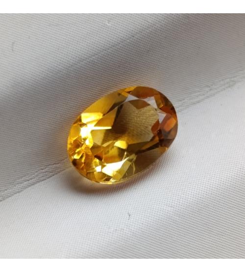 0.85Ct Натуральний цитрин 7*5мм овал 
