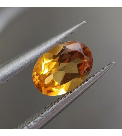 0.75Ct Натуральний цитрин 7*5мм овал 