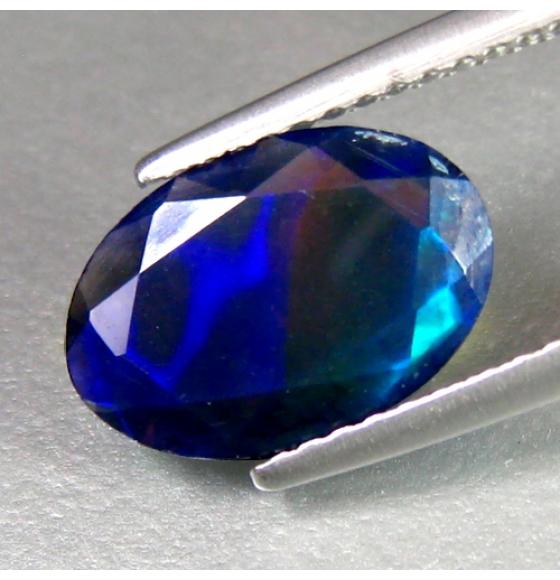 1.24CT ЧЕРНО-СИНИЙ ОПАЛ ЭФИОПИЯ