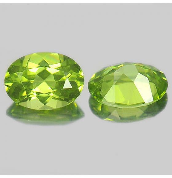 1.5CT ПАРА ПЕРИДОТОВ 7.2*5.2ММ ОВАЛ