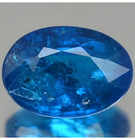 1.7Ct РЕДКИЙ НЕОНОВЫЙ АПАТИТ 9*6ММ (ОВАЛ)