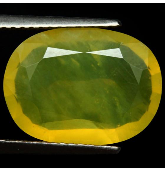 4.98CT НАТУРАЛЬНЫЙ МЕКСИКАНСКИЙ ЖЕЛТЫЙ ОПАЛ 14.8*11ММ - Высокое качество. Доставка по Украине.