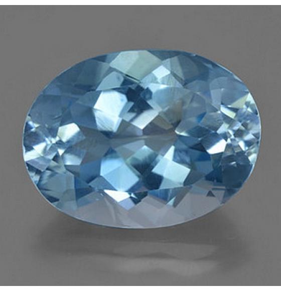 2.13CT НАТУРАЛЬНЫЙ SKY ТОПАЗ 9*7мм овал