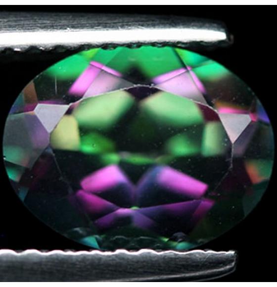 2.8CT РАДУЖНЫЙ МИСТИК ТОПАЗ (ОВАЛ)
