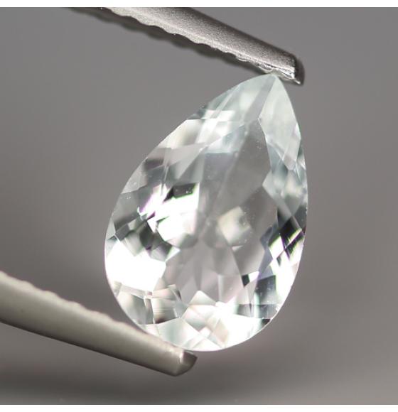 0.96CT НАТУРАЛЬНЫЙ АКВАМАРИН ГРУША 8.7*5.8ММ