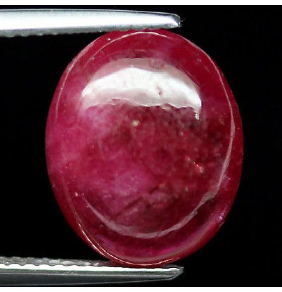 10.5CT ПРИРОДНЫЙ РУБИН (КАБОШОН) 14*11ММ - Высокое качество. Доставка по Украине.