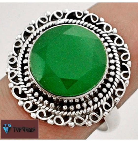 СЕРЕБРЯНОЕ КОЛЬЦО С АГАТОМ "ВИНТАЖ" 18р