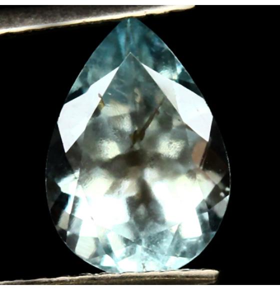 1.59CT НАТУРАЛЬНЫЙ АКВАМАРИН САНТА-МАРИЯ 10.2*7.3ММ