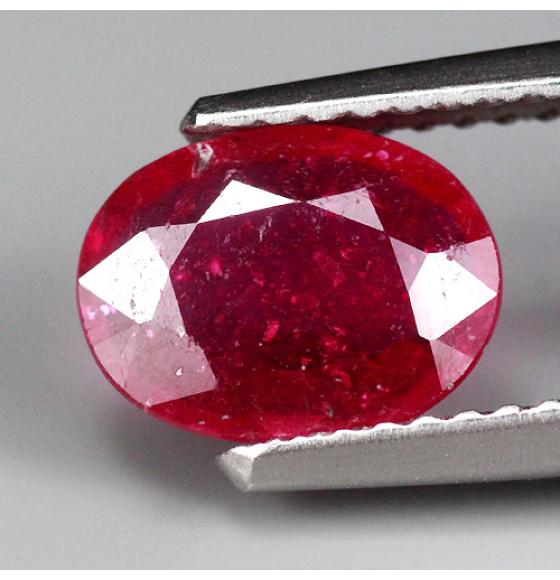 1.75CT ПРИРОДН. РУБИН МОЗАМБИК 8.6*6.5мм