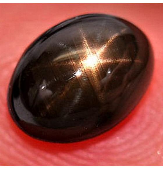 1.76CT Натуральный ЗВЕЗДЧАТЫЙ САПФИР