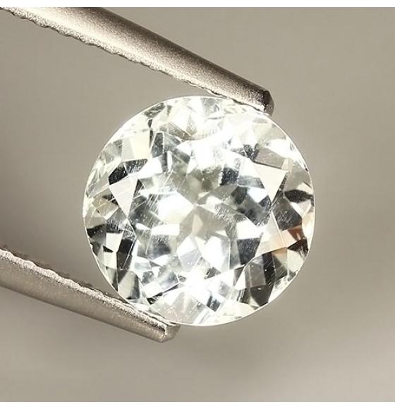 1.93CT ПРИРОДНЫЙ АКВАМАРИН 7.8ММ КРУГЛЫЙ