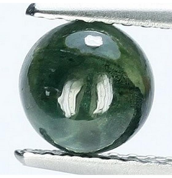 2CT НАТУРАЛЬНЫЙ ЗЕЛЕНЫЙ САПФИР (КАБОШОН) 6,1*6,1ММ