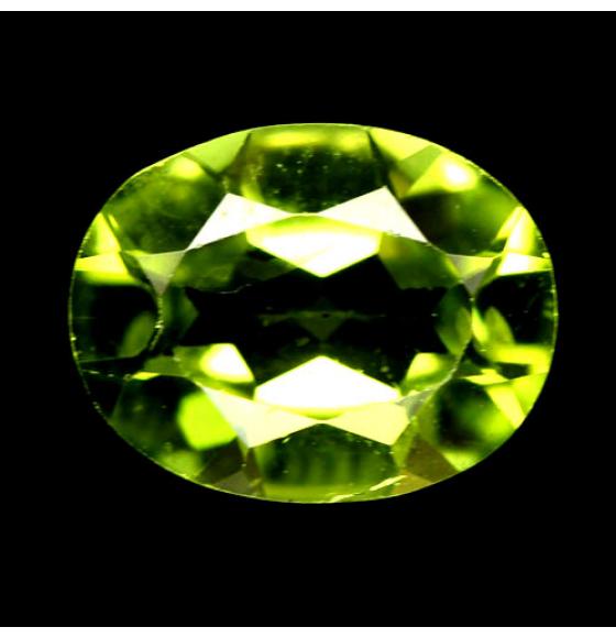 1.85Ct НАТУРАЛЬНЫЙ ПЕРИДОТ (ХРИЗОЛИТ) 9*7мм - Высокое качество. Доставка по Украине.