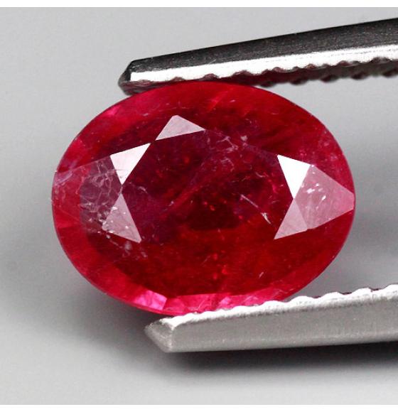 1.56CT ПРИРОДНЫЙ РУБИН МОЗАМБИК