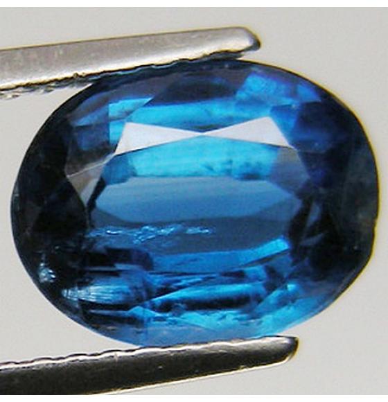 4.0CT ПРИРОДНЫЙ КИАНИТ 9*7ММ ОВАЛ - Высокое качество. Доставка по Украине.