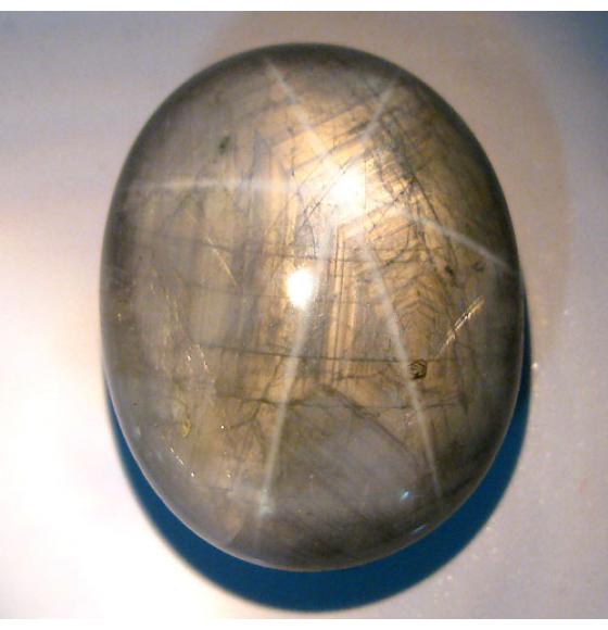 7.77CT КРУПНЫЙ ПРИРОДНЫЙ ЗВЕЗДЧАТЫЙ САПФИР МОГОК