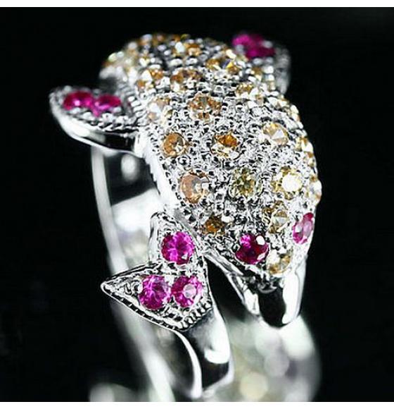 СЕРЕБРЯНОЕ КОЛЬЦО ДЕЛЬФИН 17р - Высокое качество. Доставка по Украине.