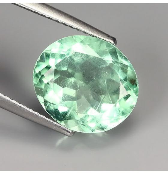 6.69Ct НАТУРАЛЬНЫЙ ФЛЮОРИТ 12.3*10.9мм - Высокое качество. Доставка по Украине.