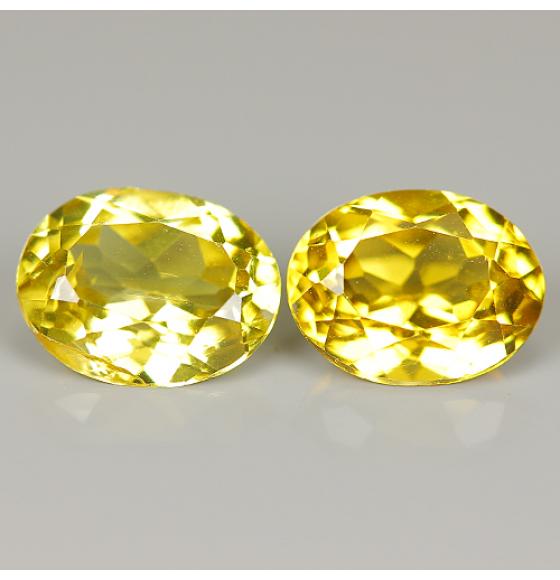 0.8Ct ОЧЕНЬ РЕДКИЙ МАЛИ ГРАНАТ -ГРОССУЛЯР (пара овал 5*4мм) - Высокое качество. Доставка по Украине.