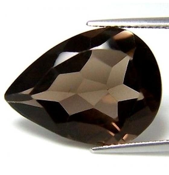 1.2Ct НАТУРАЛЬНЫЙ РАУХТОПАЗ 8.3*6.3мм (груша)