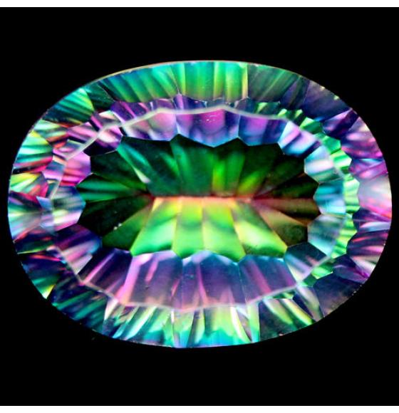 18.89Ct НАТУРАЛЬНЫЙ МИСТИК КВАРЦ 20*15мм овал - Высокое качество. Доставка по Украине.
