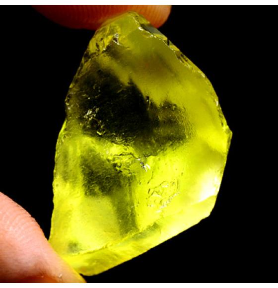 50Ct НАТУРАЛЬНЫЙ ЛИМОННЫЙ КВАРЦ (необработанный 28*18мм) - Высокое качество. Доставка по Украине.