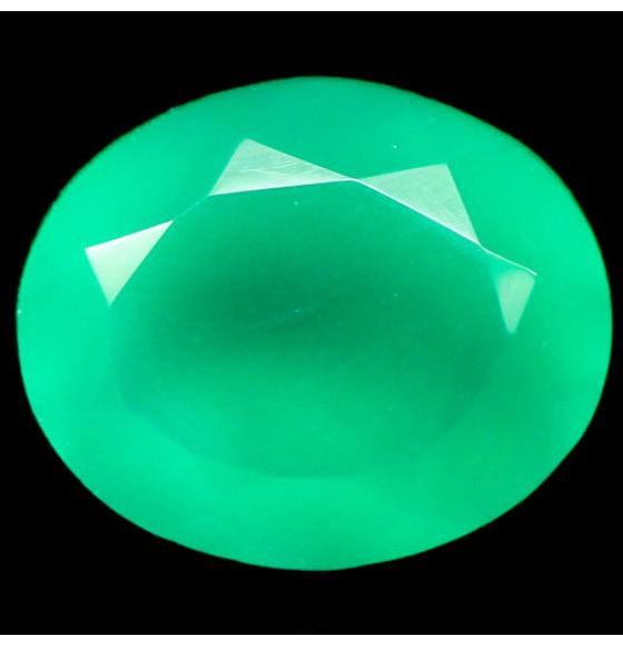 3.69Ct НАТУРАЛЬНЫЙ ЗЕЛЕНЫЙ АГАТ 11*9мм овал